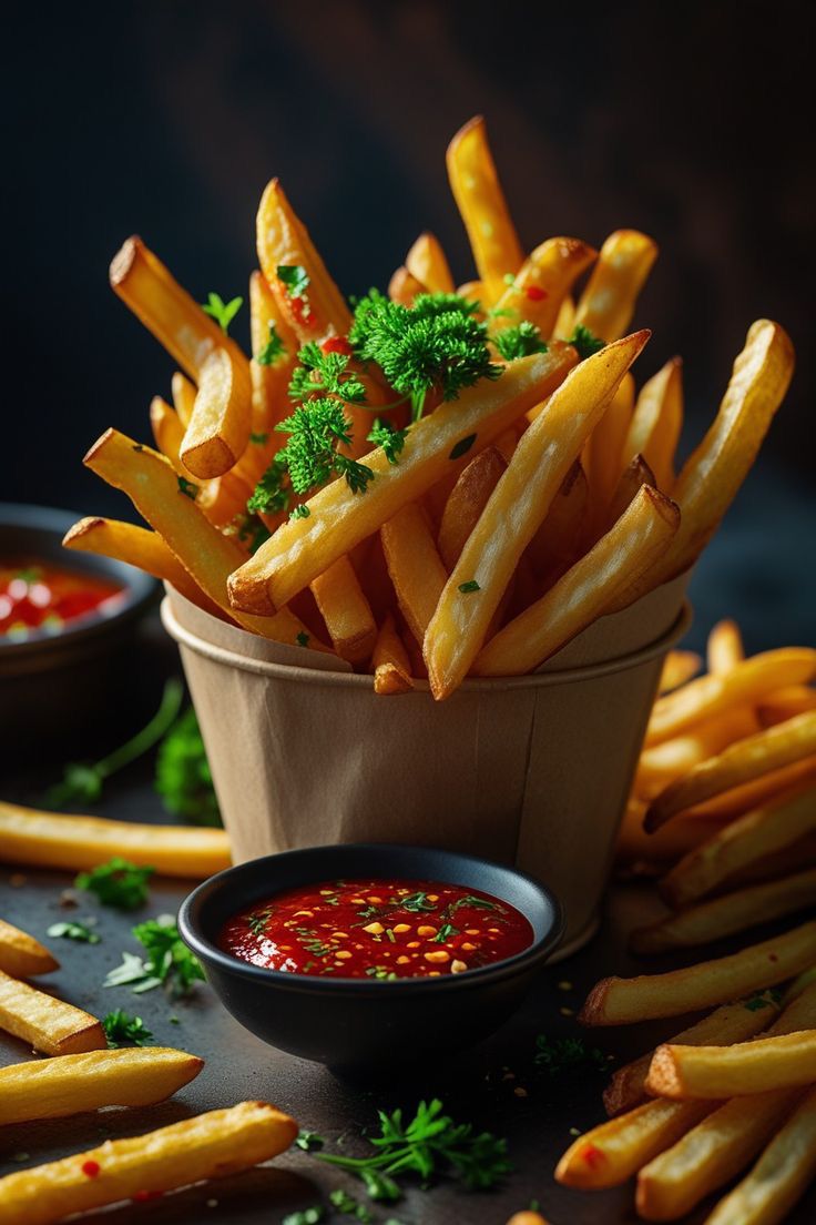 Frites croustillantes
